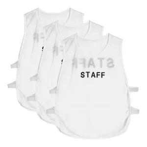 FEB 단체조끼 3매세트 STAFF 작업 사계절 행사 스태프 조끼