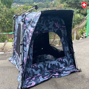 몽크로스 립스탑 암막 낚시텐트 원터치 텐트 다크 밀리터리