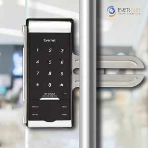 에버넷 초이스글라스 유리문도어락 사무실 상가 강화도어 번호키 교체설치