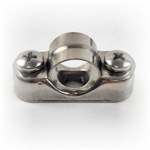 U자 원형 파이프 배관 호스 고정 클램프 알루미늄 16MM 소켓 새들 브라켓 크램프 U형 조인트