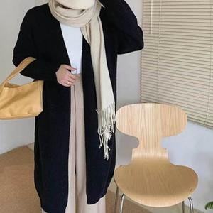 오픈형 롱 포근 니트 여성 가디건 아우터 로브