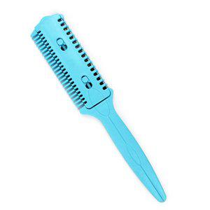 하늘색 커트 전용 빗 미용 면도칼 이발 다듬기 앞머리 셀프 미용사 컷트기 가위 클리퍼 샴푸 린스 트리트먼트 염색 펌 웨이브 스트레이트 매직 아이롱 왁스 젤