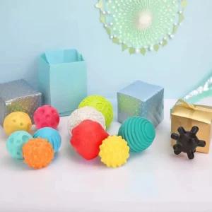 캐스비 촉감놀이공 말랑 쉐이트공 10종세트 공놀이 장난감 아기공 소프트 감각발달 영유아