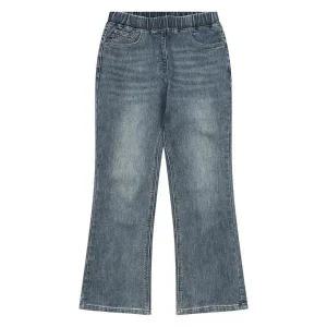 [소이] HC22 부츠컷 밴딩 데님 바지 여아 겨울용 블루 부츠컷 핏 허리밴딩 스판 청 (S28277747