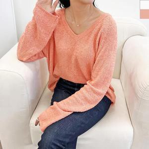 [BZJL008H_4B]겨울 브이넥 대학생 베이직 코디 오버핏