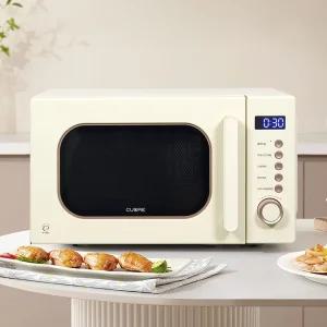 쿠오레 전자레인지 CMW-A20IR UE 레트로 전자식 미니 소형 20L