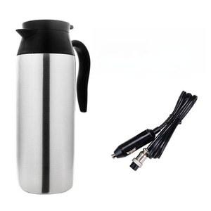 차량용 12 24볼트커피포트 자동차 커피 가열 온수 휴대용 이유식 12V750ML 24v