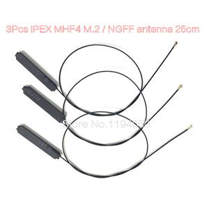 3 pc. 노트북 와이파이 원격 제어 내부 NGFF MHF4 IPEX 안테나 BCM94360HMB 9260 8265 AX201 18.5 cm / 7.2