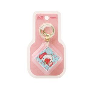 몰랑이 딸기가조아 미니 큐브 키링 캐릭터 가방고리