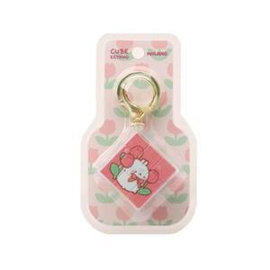 몰랑이 러블리 가든 미니 큐브 키링 캐릭터 가방고리