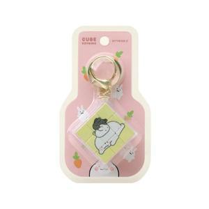 익명이 토끼 익명 미니 큐브 키링 캐릭터 가방고리