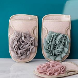 양면 샤워 장갑 샤워볼 퍼프 바디 스크럽 때타올 1p