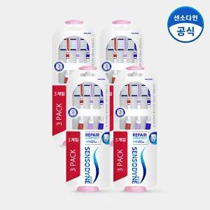 [센소다인][센소다인] 리페어 앤 프로텍트 초 미세모 칫솔 3개입 x4개