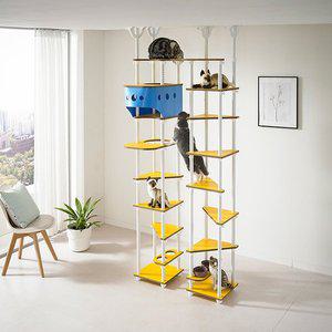 [오르캣]오르 ORC-851 튼튼한 DIY 원목 캣폴 캣스텝 계단 고양이 미니 캣타워