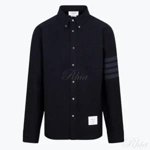 톰브라운 4바 테크 트윌 버튼 셔츠형 자켓 MJT361A 06772 415