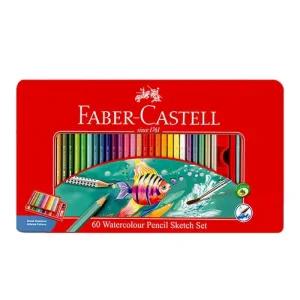 파버카스텔 TIN 일반 수채 색연필 60색 세트 No.115964