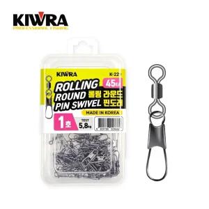 키우라 롤링 라운드 핀도래 덕용 K-229 루어 에깅 스냅 꾸꾸미 갑오징어 한치 에기