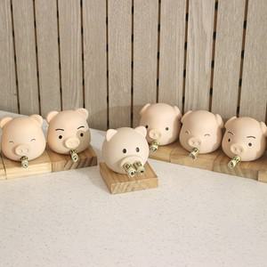 행운 복돼지 액막이 돼지 명태 인형 개업 집들이 선물 부적 [수제작 새차 자동차 신차 고사 외국인 기념품]