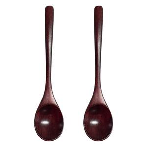 원목 옻칠 수박 과일 화채스푼 2p