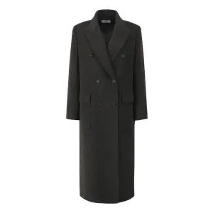 [롯데백화점]씨씨콜렉트 블렌드 플랩 포켓 더블 롱 코트 (C244MSG558)