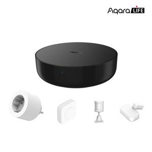 아카라 Aqara M2 Home kit 패키지-HUB 스마트플러그 스위치 동체감지 문열림센서-애플홈킷