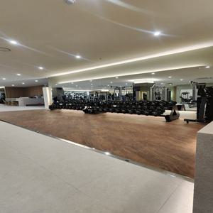 하이폴리머 대리석 고무매트 1m*1m 헬스장 바닥재