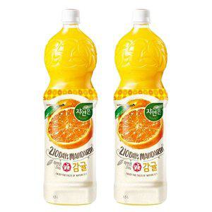 [기타]웅진 자연은 달콤 감귤 1.5L x 6페트 과일주스