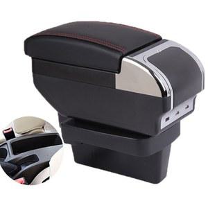 레이호환 콘솔박스 차량 컵홀더 블랙 악세사리 USB 레이팔걸이 통료 디펜더 호환, 쏘렌토