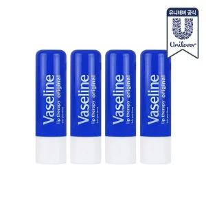 [바세린] 립 테라피 스틱 오리지널 4.8g x 4개[35158208]