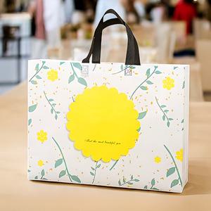 플라워 다용도 다회용 부직포가방 답례품쇼핑백 소형 10개