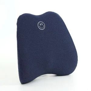 의자 등받이 쿠션 네이비 메모리폼 편한 소파 등방석 (WFHRWUW)