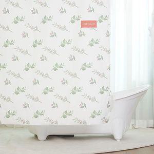 그린리프 국내 제작 욕실 방수 패브릭 샤워 커튼