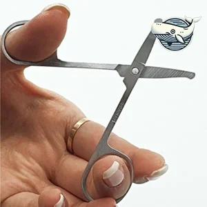 여성 남성 코털정리 가위 스테인리스 코털제거-WFHK9A4