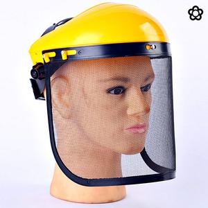 예초기 안전모 벌목 예초기 보호망 모자 안면 보호 안전모 통풍