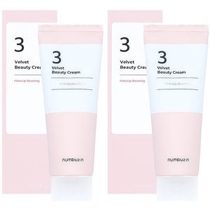 넘버즈인 3번 결케어 벨벳 뷰티크림 60ml + 60ml 화이트닝 모공크림