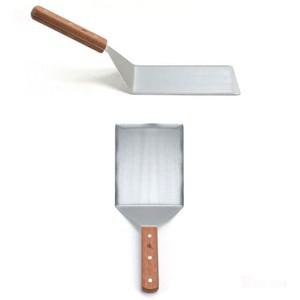 대형 스텐 스테이크 햄버거 패티 터너 계란말이 부침개 파전 뒤집개 뒤지기 뒤집기 전체길이 32cm