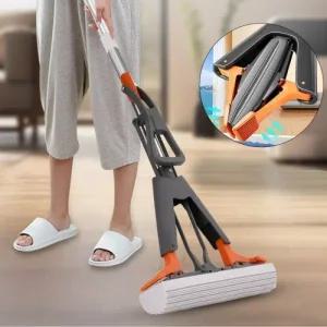 원터치 폴더형 스펀지 밀대걸레 펄프 바닥청소 강아지오줌 물흡수 물기제거 화장실 베란다 대리석 청소도구