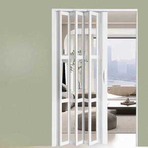 자바라 폴딩도어 투명 반투명 파티션 단열 칸막이