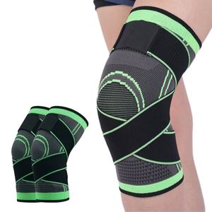 앙멧 압박 탄력 무릎 보호대 그린, 2개, M
