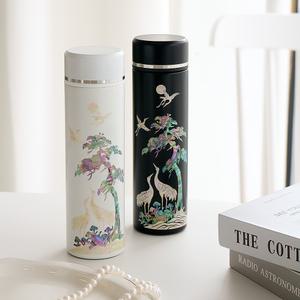 나전칠기 송학 스텐 자개텀블러 500ml