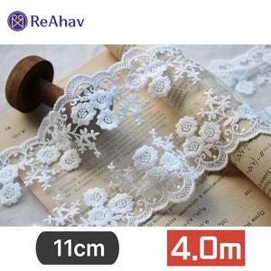 예쁜 테이블보 천 레이스원단 면 테이프 부자재 리본 레이스 끈 식탁 자수 웨딩 공예 에델바인