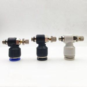 튜브 푸시 공압 원터치 6MM 커넥터 M3 제어 파이프 밸브 피팅 공기 8MM 4MM M5 호스 속도