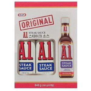 [JH1R0884_52EN]크래프트 에이원 스테이크 소스 283g x3개