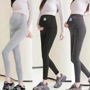 허리스트링 임부레깅스 신축성좋은 레깅스 임부복코디 (WFI0EV9)