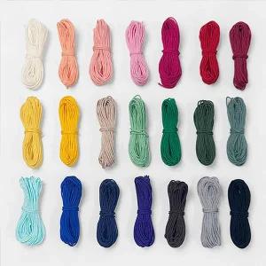 싼비즈 [Y-96-G]매듭끈 인견매듭실 꼰세사 꼰소사 0.8mm 21컬러 ,5yd(450cm)