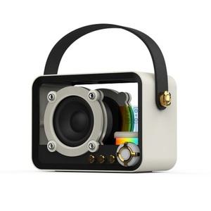 레트로 감성 인테리어 선물용 투명 블루투스 스피커