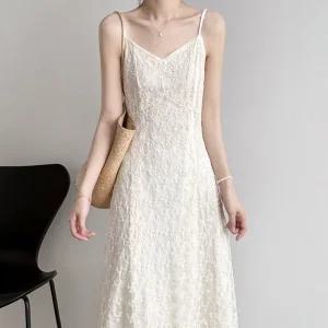 [청순여리] 마요 레이스 나시 원피스 OPS0751