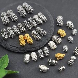 비즈톡 [SVP-08-00]순은펜던트 실버999 재물운 금전운 복 돈을 물어오는 비휴장식 모음 ,1개