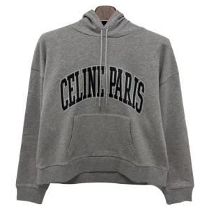 [명품] 25SS 파리 로고 코튼 플리스 후드티 그레이 멜란지 2Y65G670Q 09BQ