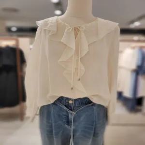 [케네스레이디](E363) 러플넥 블라우스 (EWBLPD0300)